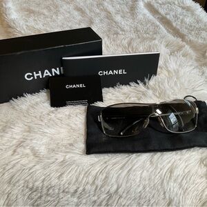 Chanel goggle sunglasses
